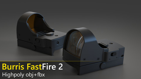 Fastfire 2 Red Dot Sight - Highpoly
