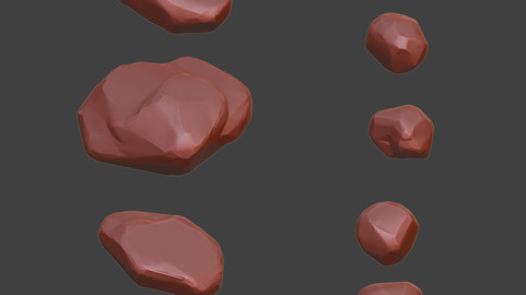 Rock generator modifiers stack for Blender