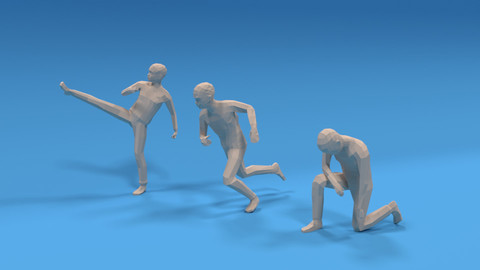 Low Poly Kids Collection Vol 4