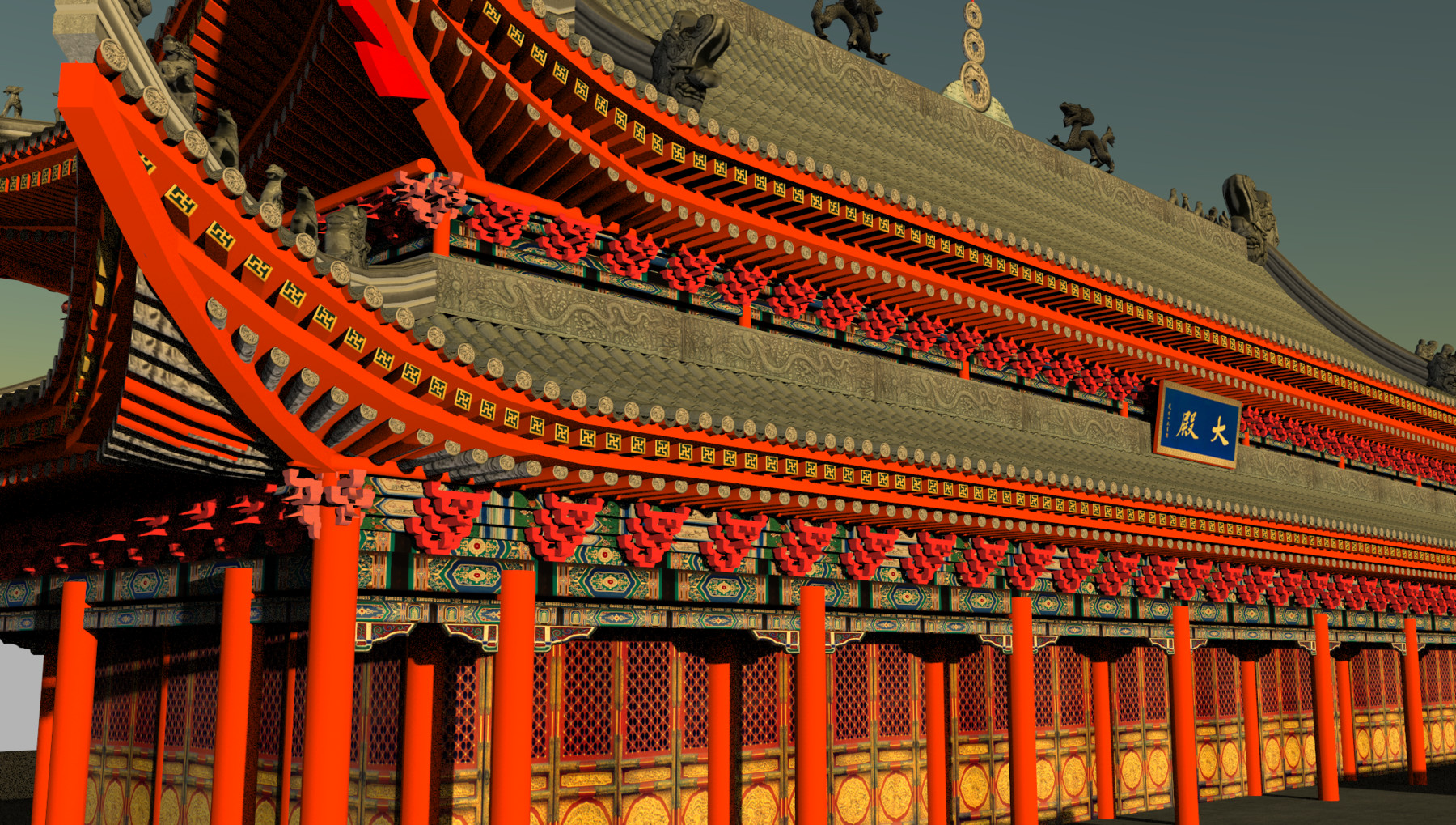 Ancient palace. Ancient China. Chinese Palace srt.