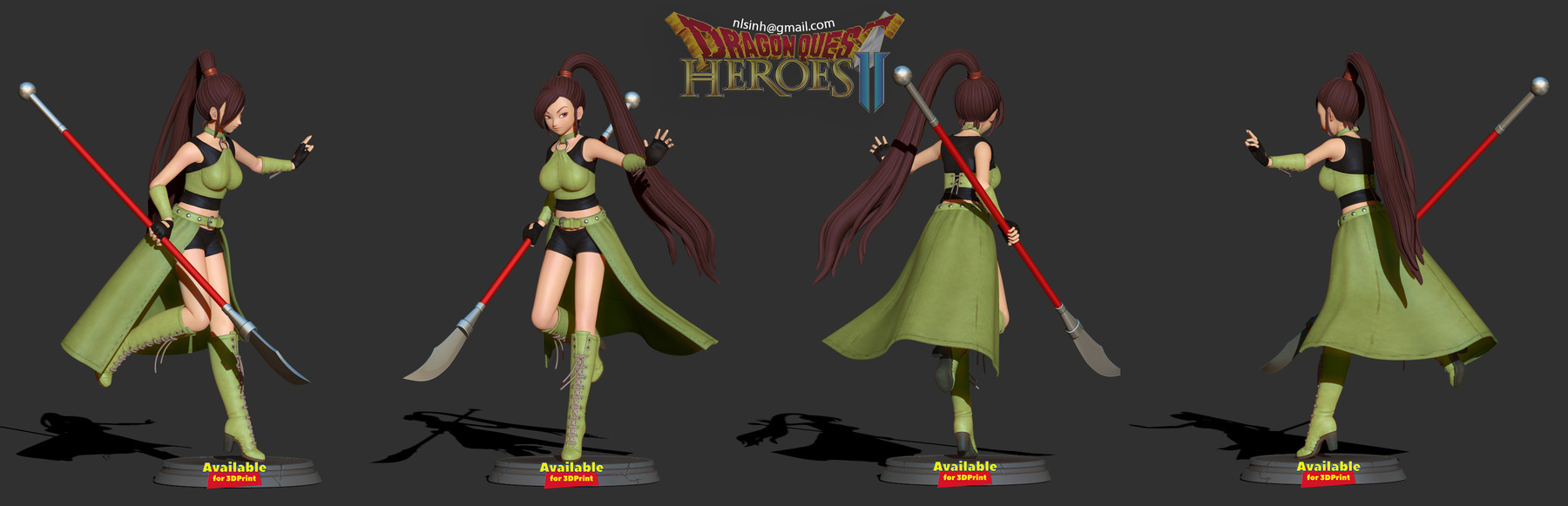 ArtStation - Jade - Dragon Quest Fan art | Resources