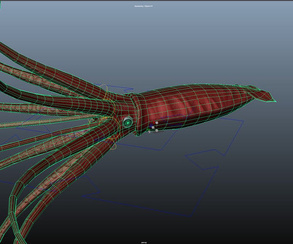 ArtStation - Game Ready Rigged Giant Squid | Resources