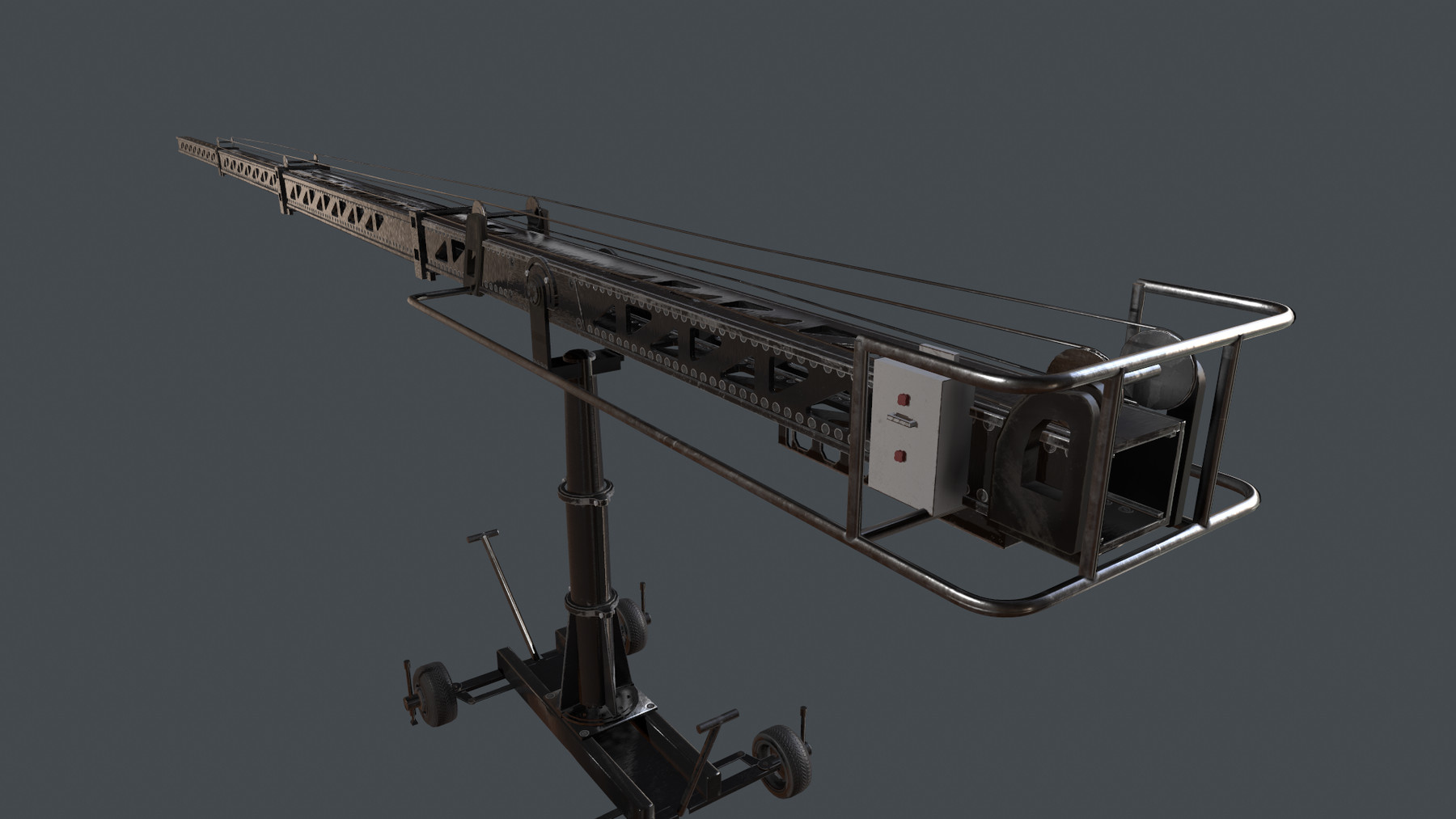 ArtStation Techno 50 Camera Crane Game Assets