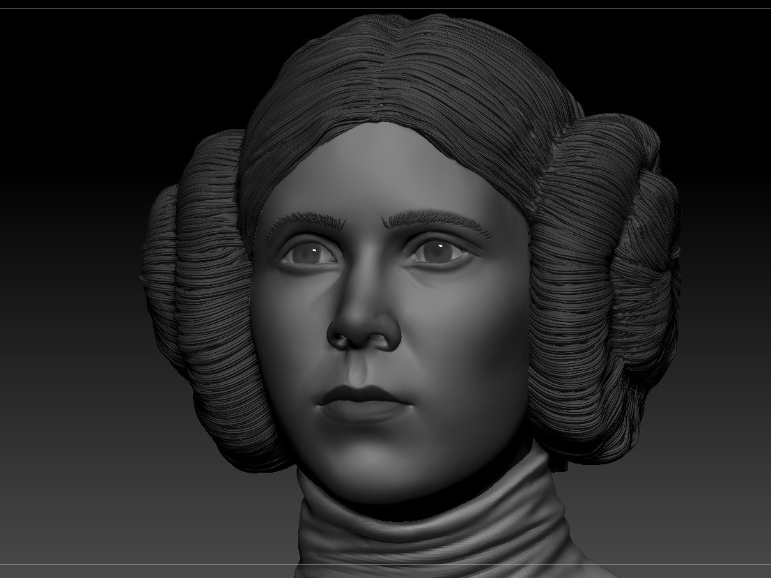 ArtStation - Carrie Fisher - Leia Organa - Star Wars A new hope | Resources