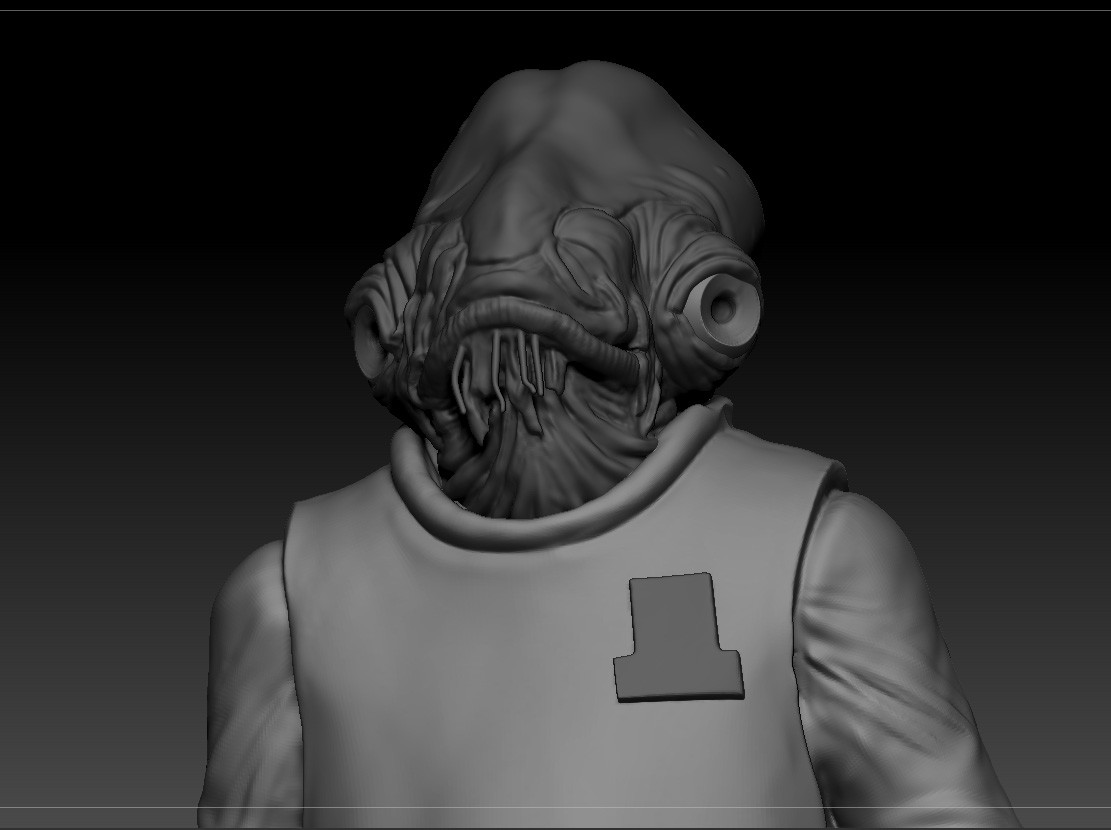 ArtStation - Erik Bauersfeld - Admiral Ackbar - Star Wars Return of the ...