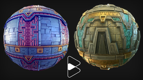 Stylised Aztec Material Pack