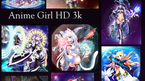 Fantasy anime girl HD