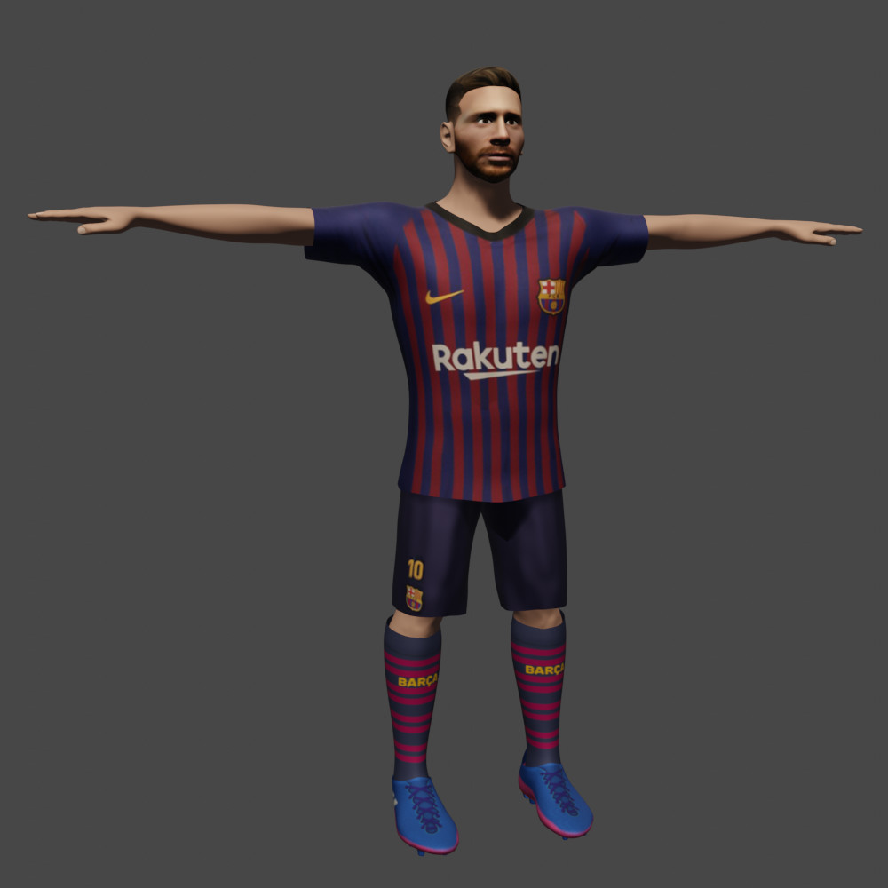 ArtStation - Lionel Messi | Game Assets