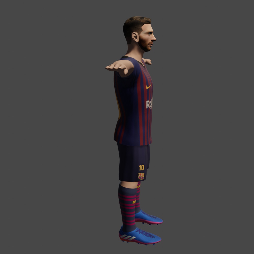 Messi 3d