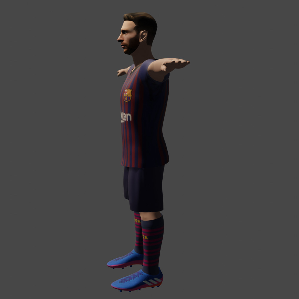 Messi 3d