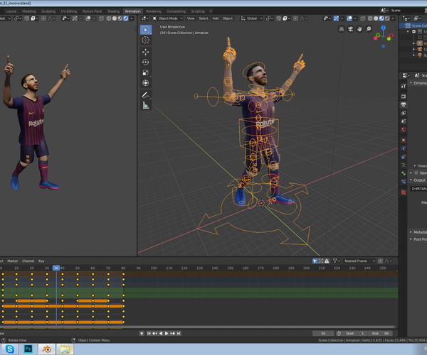 ArtStation - Lionel Messi | Game Assets