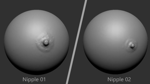 Nipples VDM Brush -ZBrush