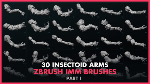 Alien Insectoid Arms – 30 IMM Brushes Part I