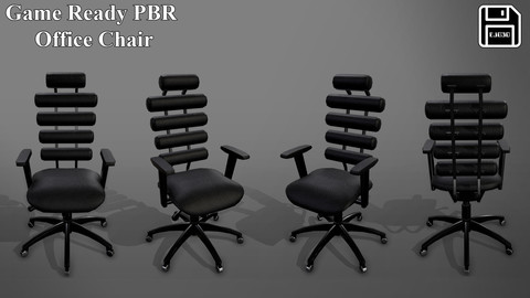 Game Ready PBR Leather Office Chair