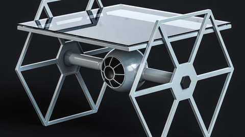 Star Wars Tie Fighter Desk / 3D model