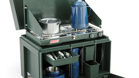 The Chuck Box Camp Kitchen  / 3D model
