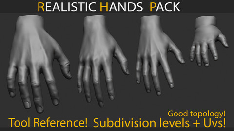 Realistic Hands Pack