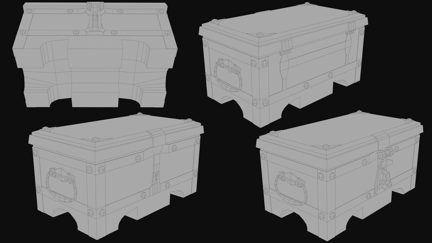 ArtStation ANTIQUE CHESTS KIT Resources