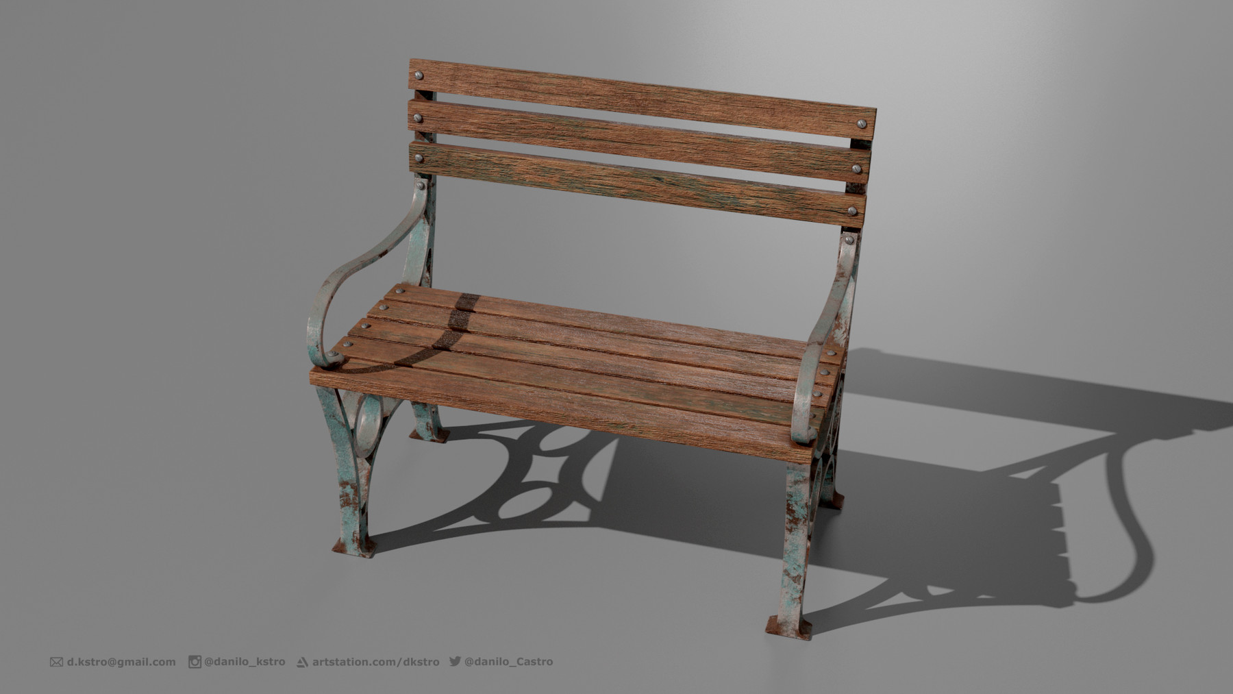 ArtStation - Park Bench