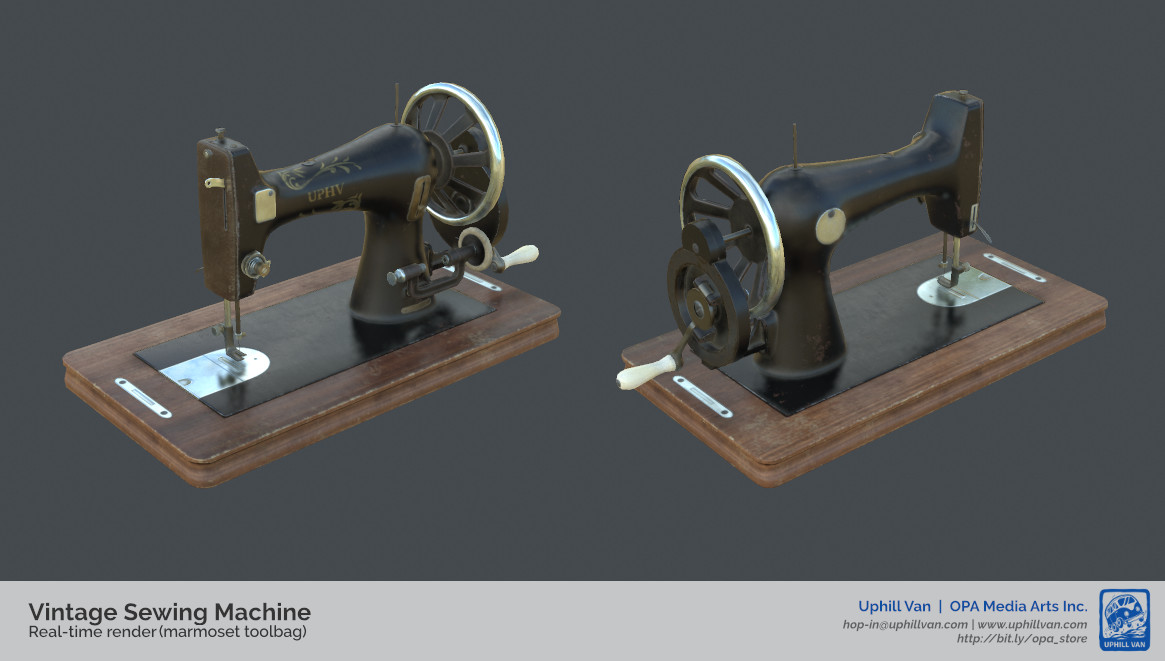 ArtStation - Vintage Dressform - Textured 3D Low Poly Model