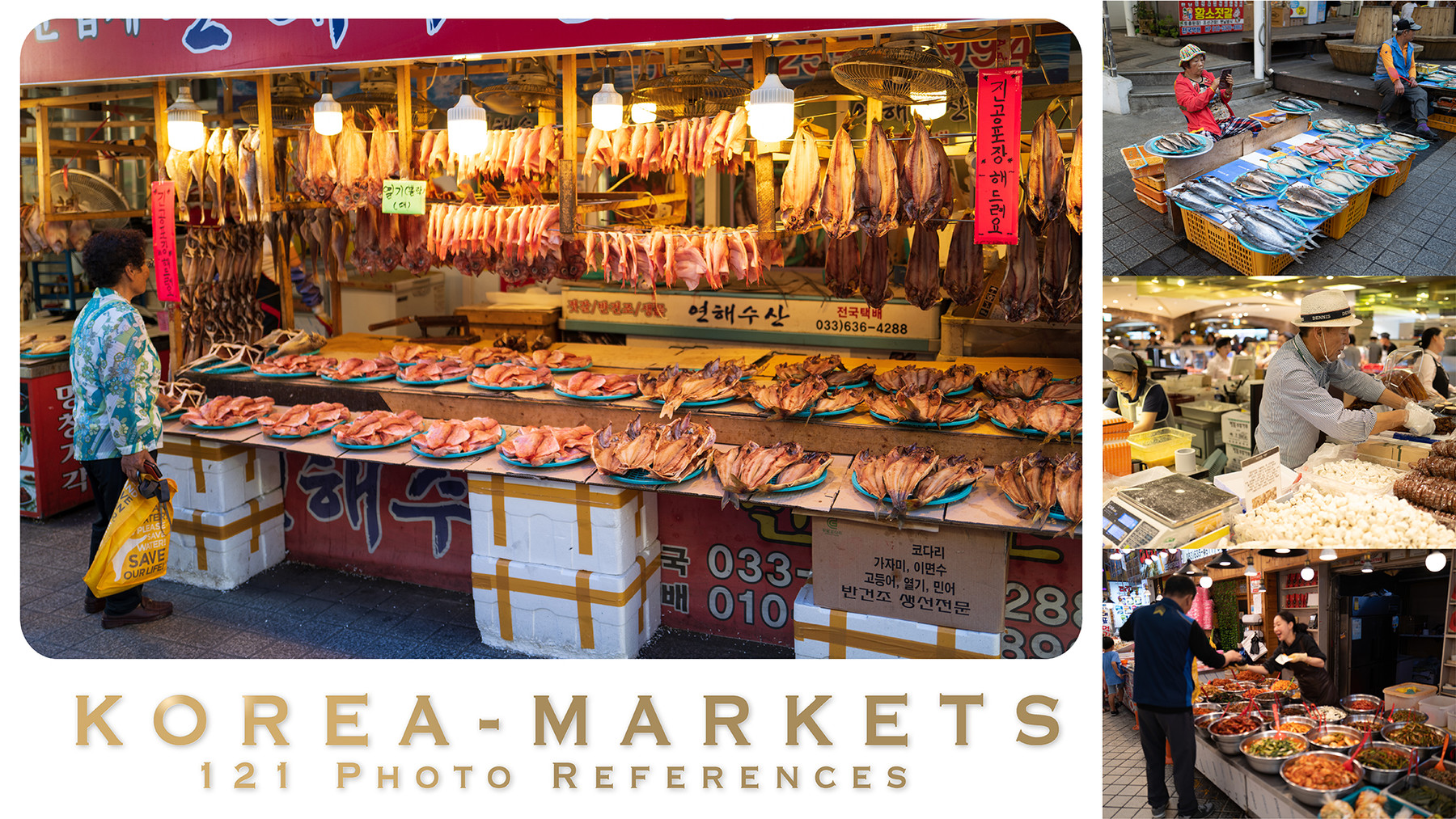 ArtStation KOREA MARKETS 121 photo references Resources