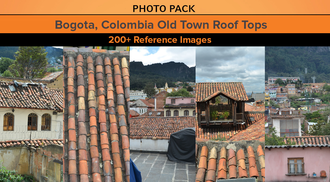 ArtStation - Bogota Old Town Roof Tops (Colombia) 200+ Photo Refs ...
