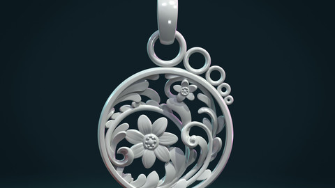 Scrollwork Pendant