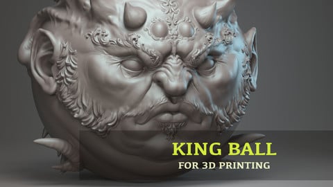 King ball for 3D printing