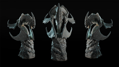 Free Creature_ready for 3d print