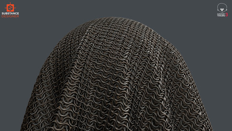 Chain mail with Gambesson (Undercoat) - Procedural