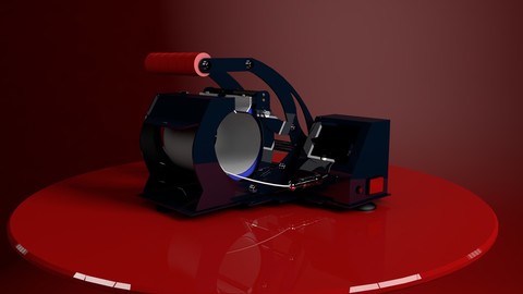 ArtStation - Flatbed Heat Press Machine 3D Model