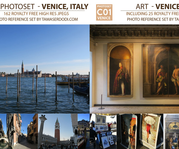 ArtStation C01 Venice Italy Photopack + Art in Venice