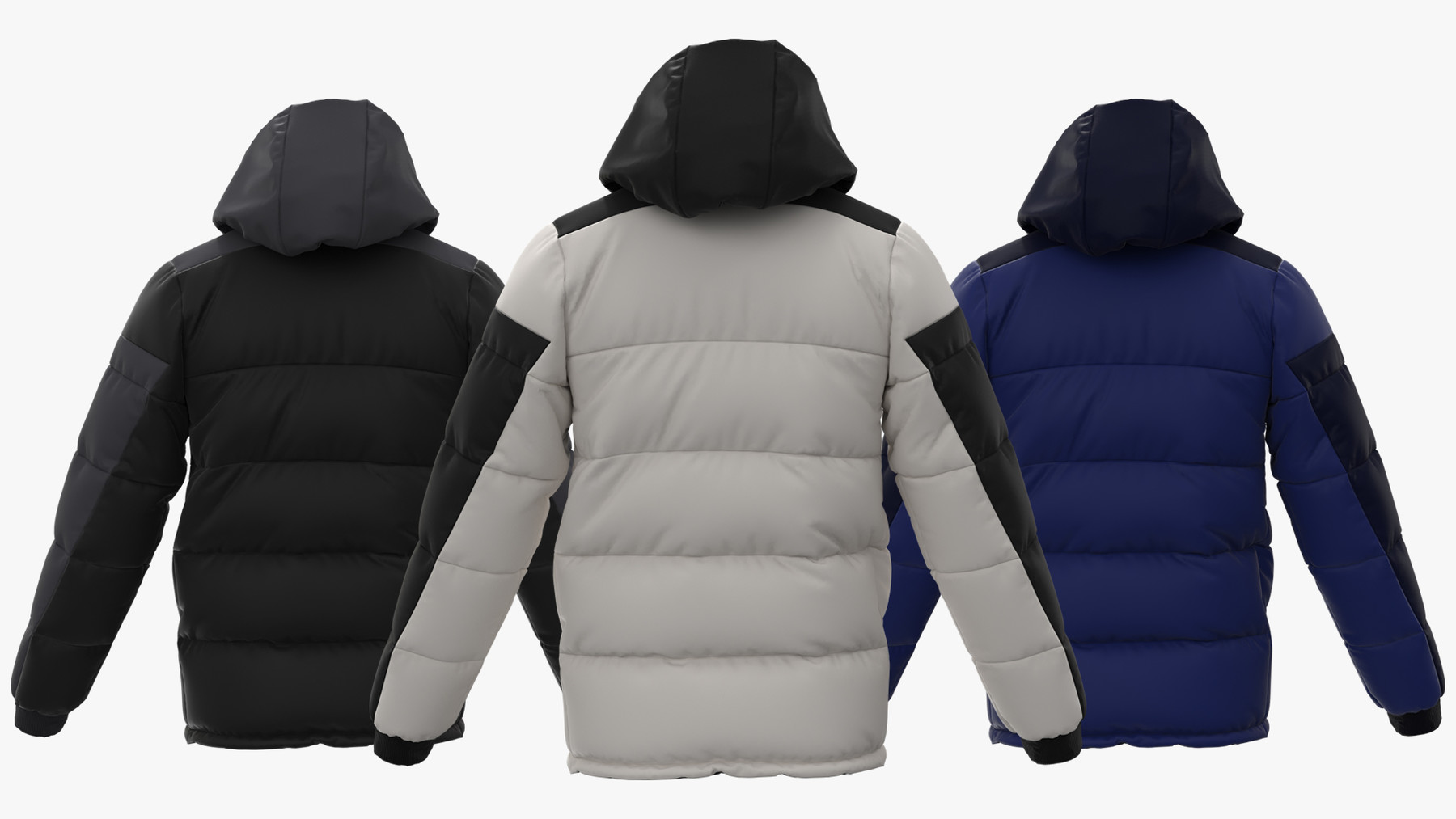 ArtStation - Streetwear Puffer Jacket #023 - Clo 3D / Marvelous