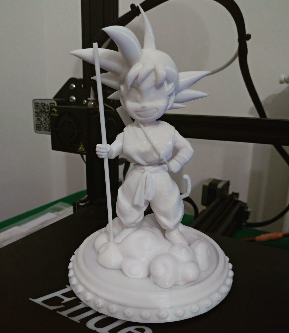 Kid Goku on flying Nimbus - Dragon Ball - 3D print model