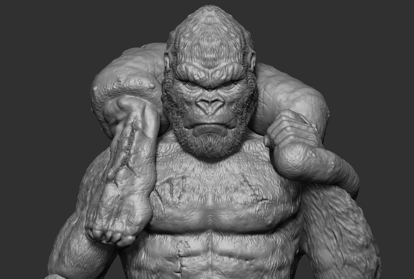 ArtStation 3D printing King Kong concept Resources