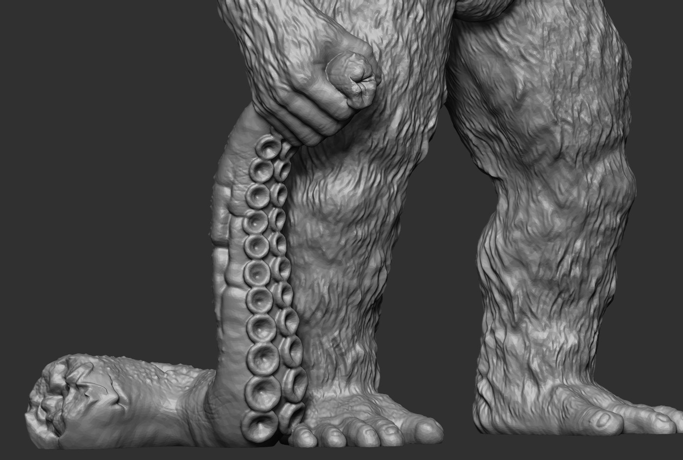 ArtStation 3D printing King Kong concept