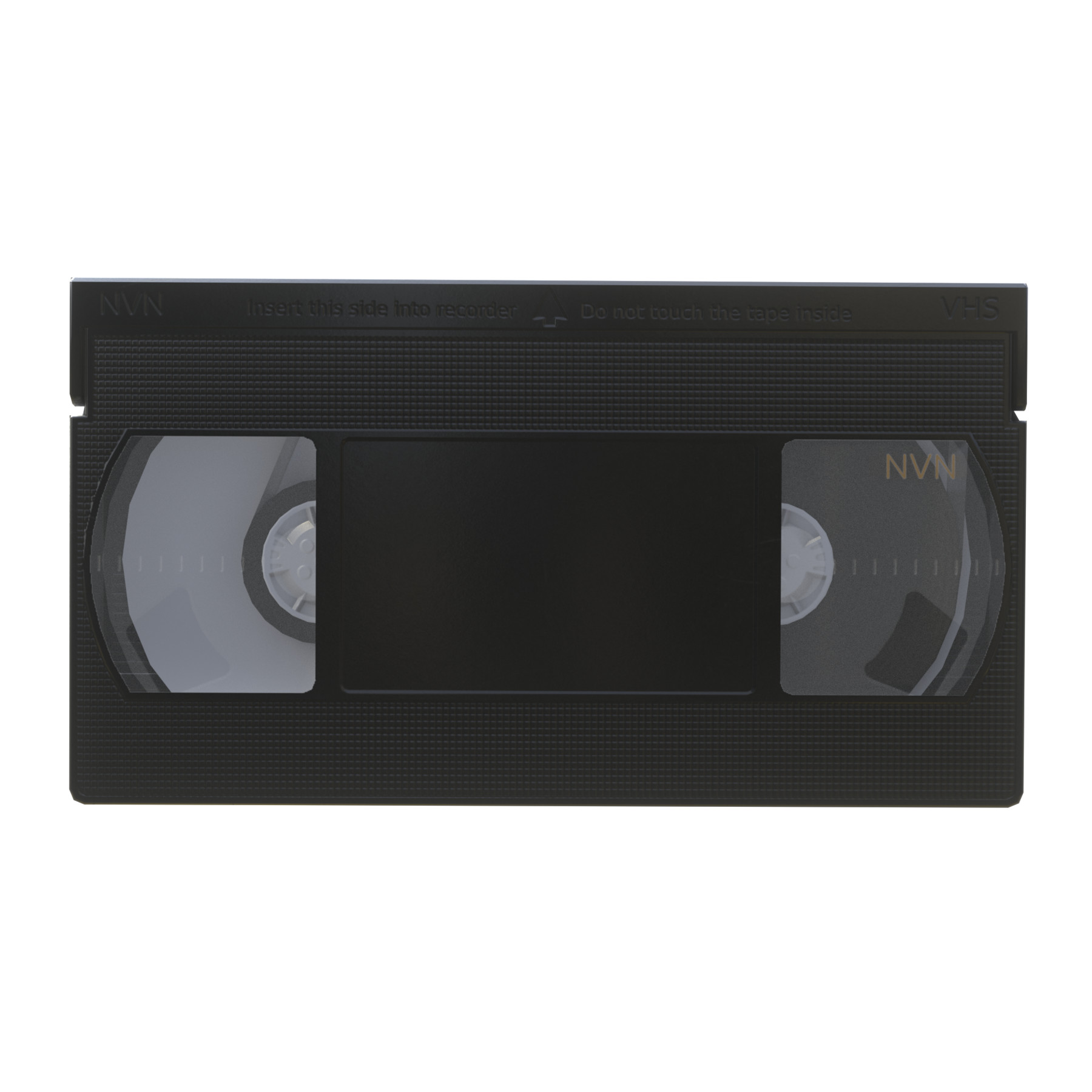 ArtStation - VHS Cassette - Blank, Red and Blue label | Game Assets