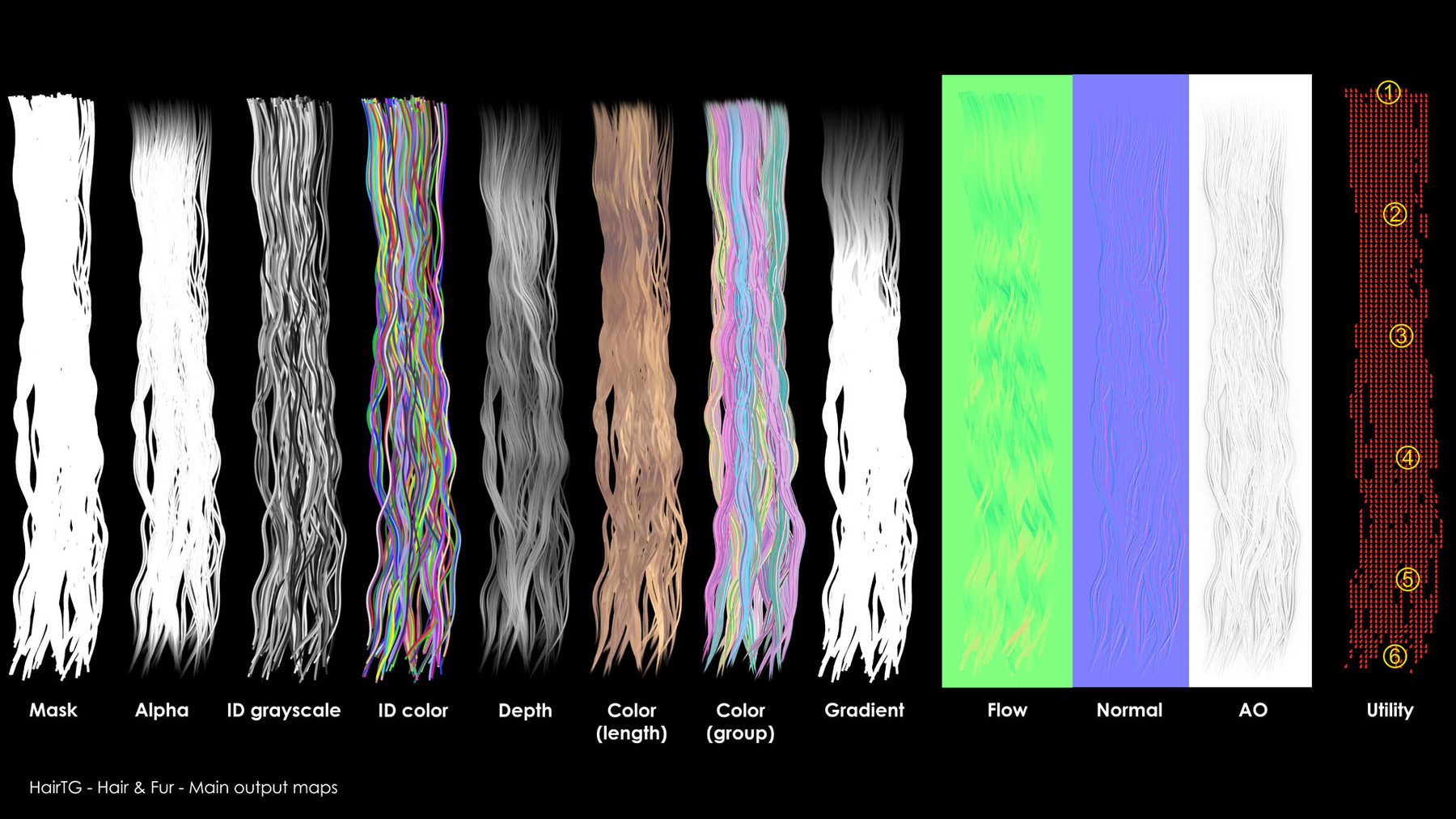 Artstation Hairtg Hair Fur For Substance Designer Artworks