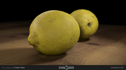 Lemon - Photogrammetry Asset 3D PhotoScan