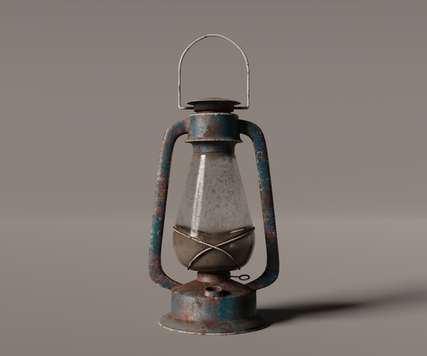 ArtStation Old West Oil Lamp Game Assets
