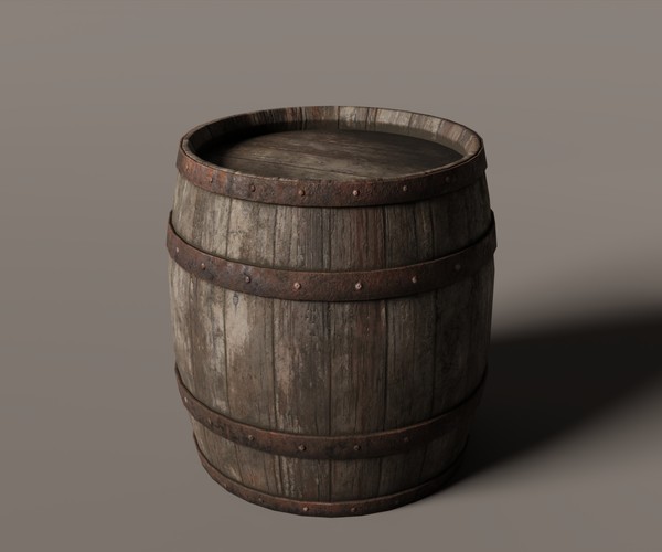 ArtStation - Old West Barrel | Game Assets