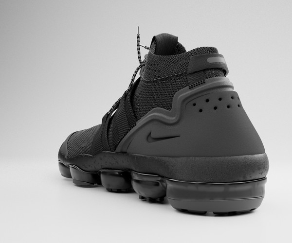 clima pistón Advertencia ArtStation - Nike Vapormax Utility Triple Black (3D model) | Resources