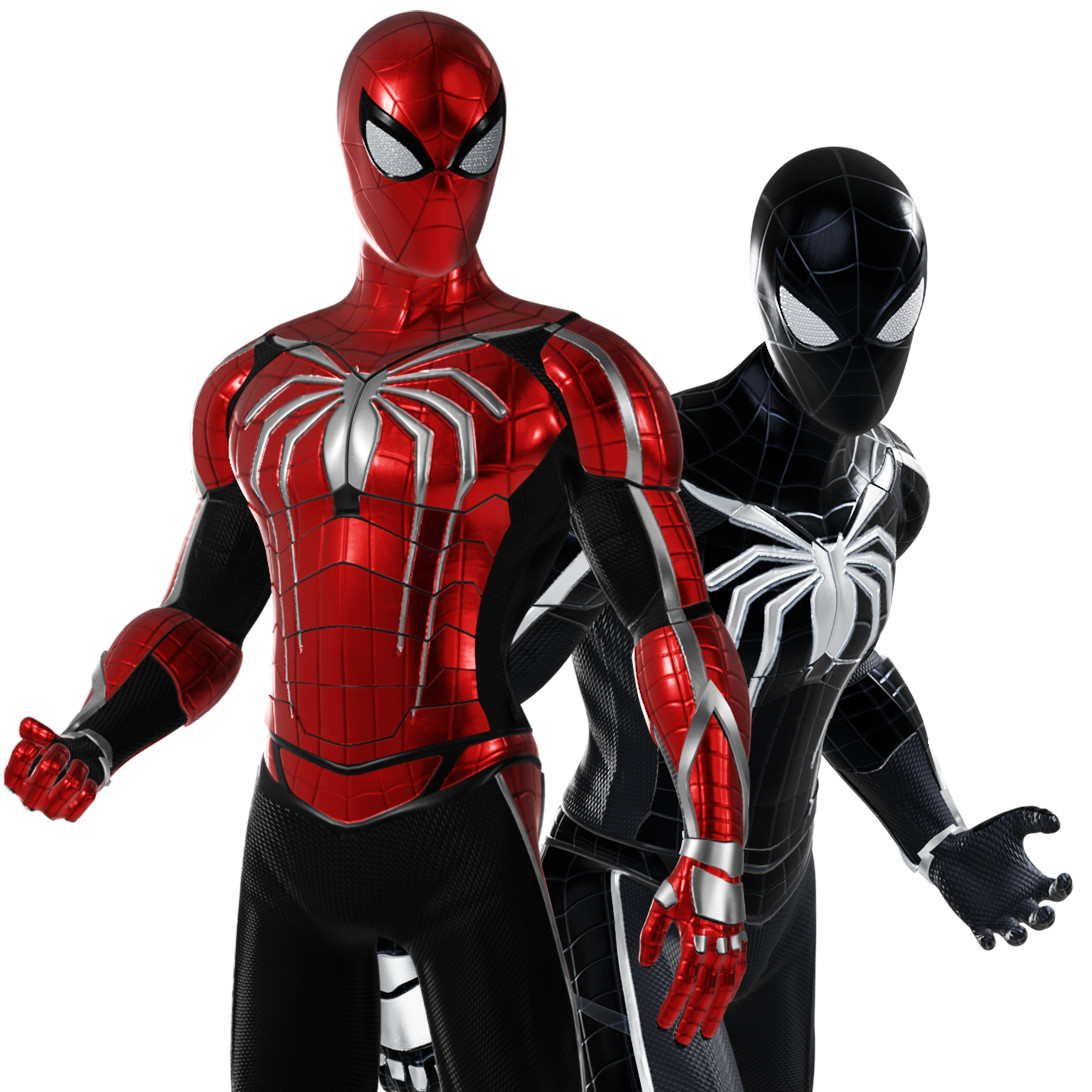 ArtStation Spiderman Custom Suit design 3D character asset Resources