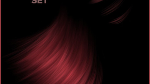 Hair brush set by Blackironcat (Photoshop)