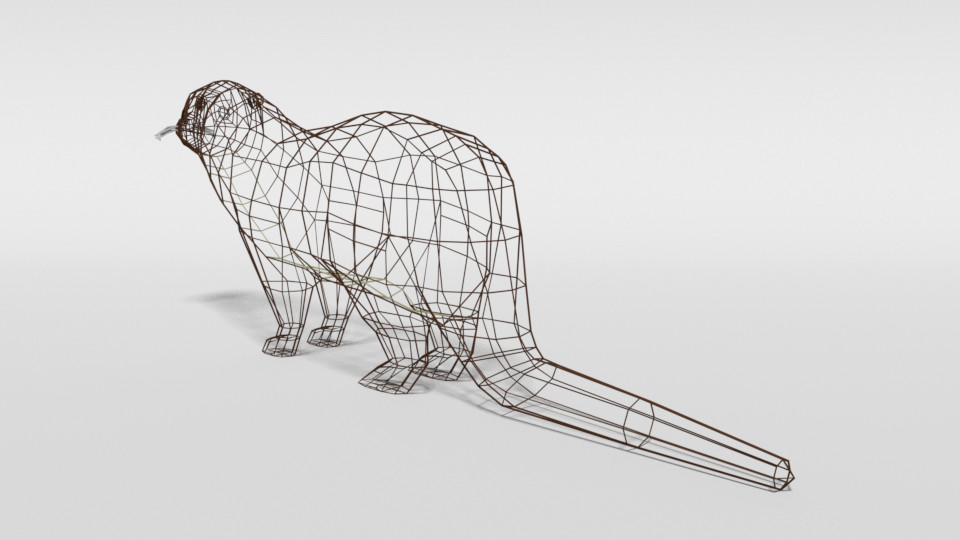 ArtStation - Low Poly Cartoon Otter | Resources