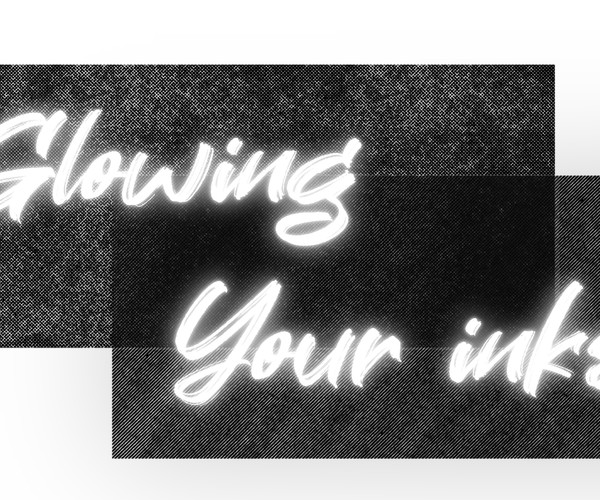 ArtStation Glowing your inks Tutorials
