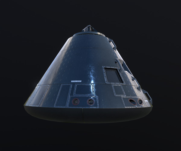 ArtStation - Apollo command and service module - 3D model | Game Assets