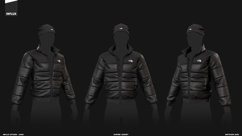 Marvelous Designer Puffer Jacket