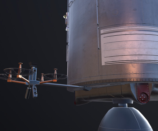 ArtStation - Apollo command and service module - 3D model | Game Assets