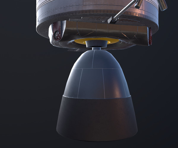 ArtStation - Apollo command and service module - 3D model | Game Assets